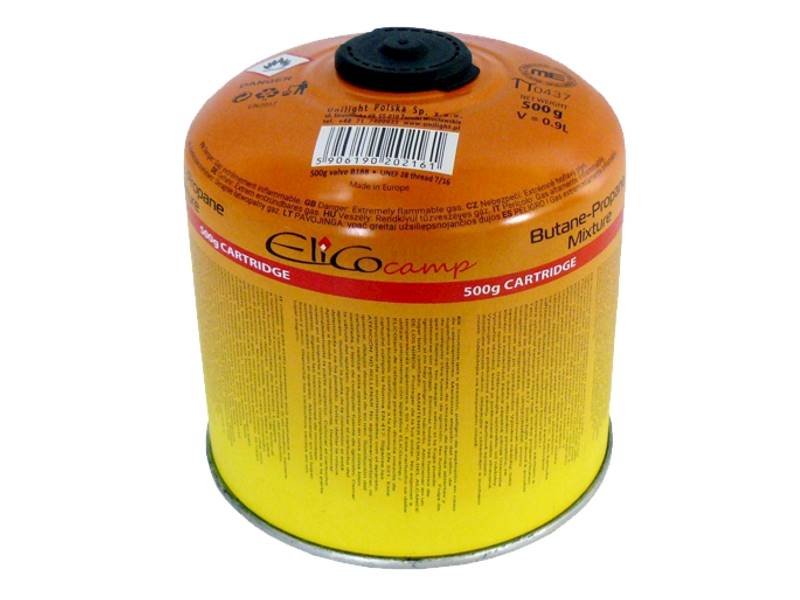 Gaz do palnika, z zaworem 7/16'' 500gr