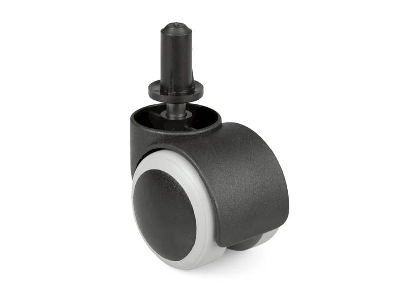 Kółko mebl obrot gumowane 50 bolec  8/13mm