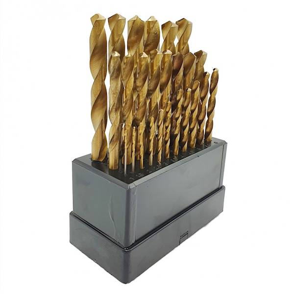 Wiertła do metalu 25cz 1.0-13mm HSS TYTAN