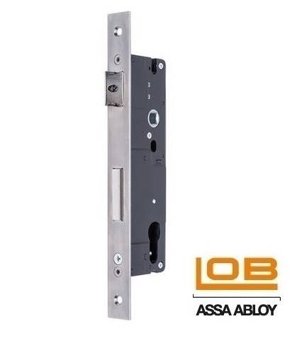 Zamek LOB 90/35W Z935B-2 bez zaczepu, czoło INOX 22mm 