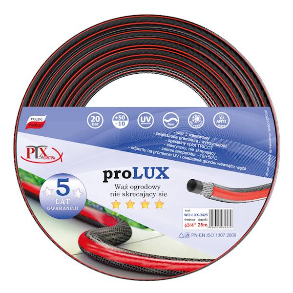 Wąż ogrod. proLUX 3/4' 25m