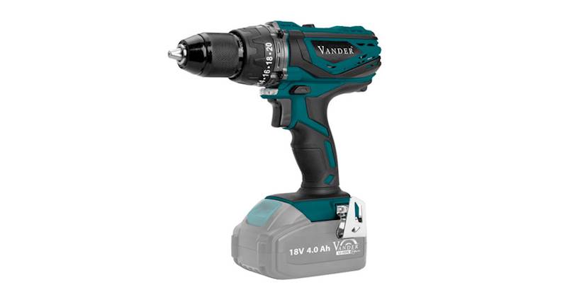 Wkrętarka AKU+ LI-ION 18V DEDRA SAS+ALL bez akumulatora