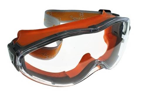Okulary ochronne GOOGLE poliwęglan prof. F-T