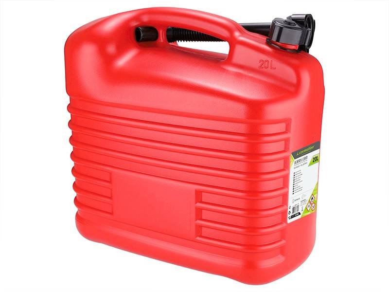 Kanister na paliwo PLASTIK 20L czerwony