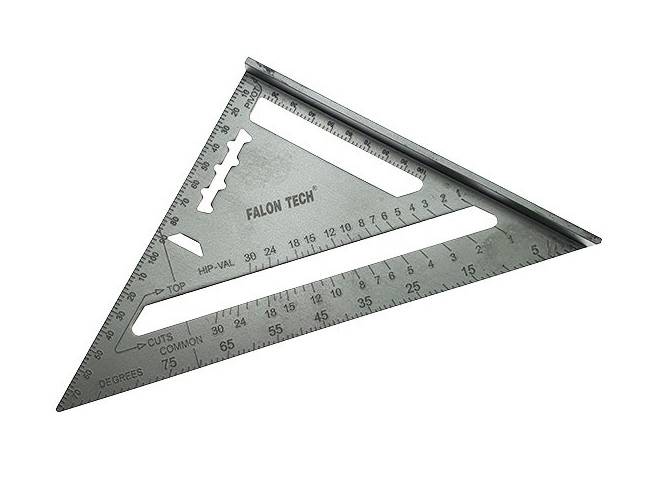 Kątownik stolarski alu ODLEWANY 185mm profi stopka F-T