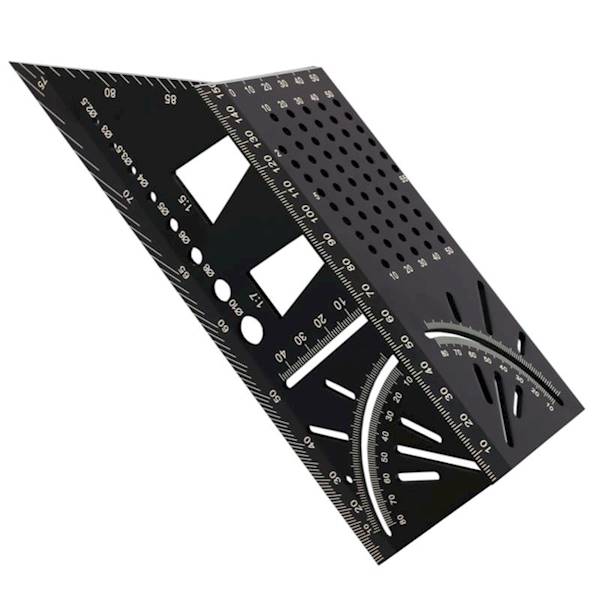Kątownik uciosowy stolarski japoński 3D WF-90 alum PRO+