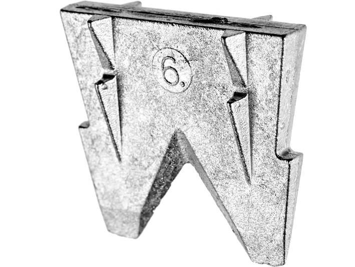 Kliny do siekier i młotków nr. 6, metalowe, 3 szt.