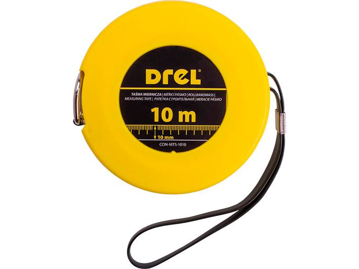 Miara taśma STALOWA 10mm Drel 10m