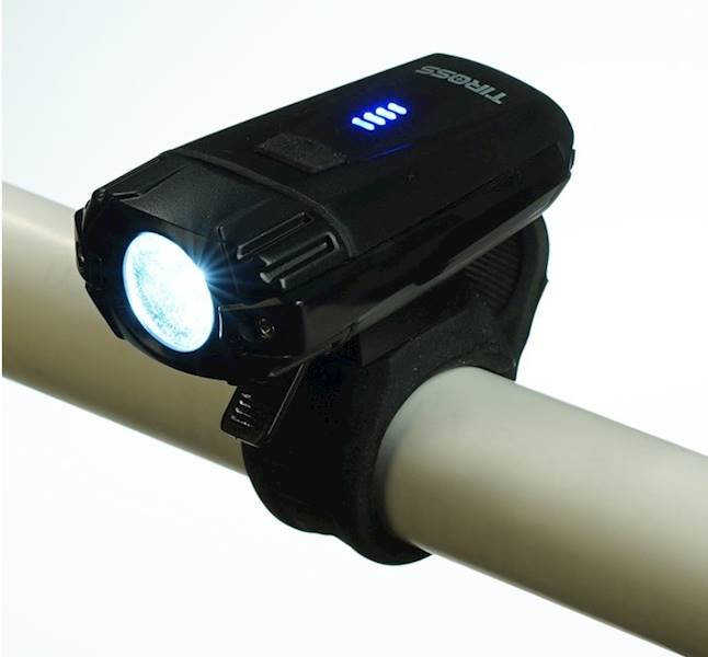 Lampka rowerowa PRZÓD AKU minu USB