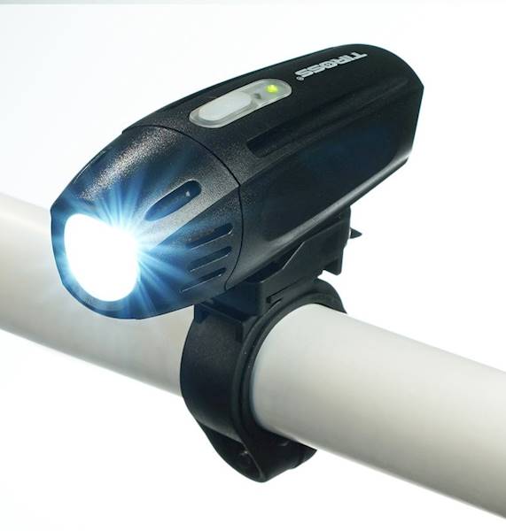 Lampka rowerowa PRZÓD AKU 1300mAh 3W USB