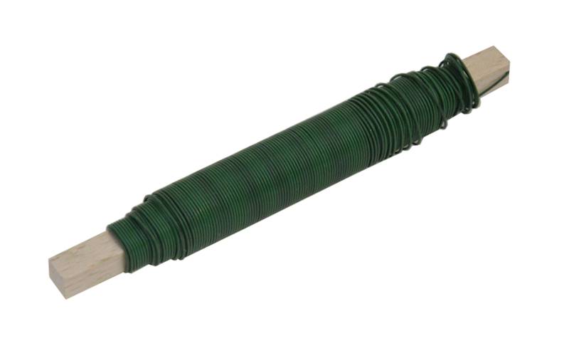 Drut ogrodniczy na kołku ZIELONY 100g /25