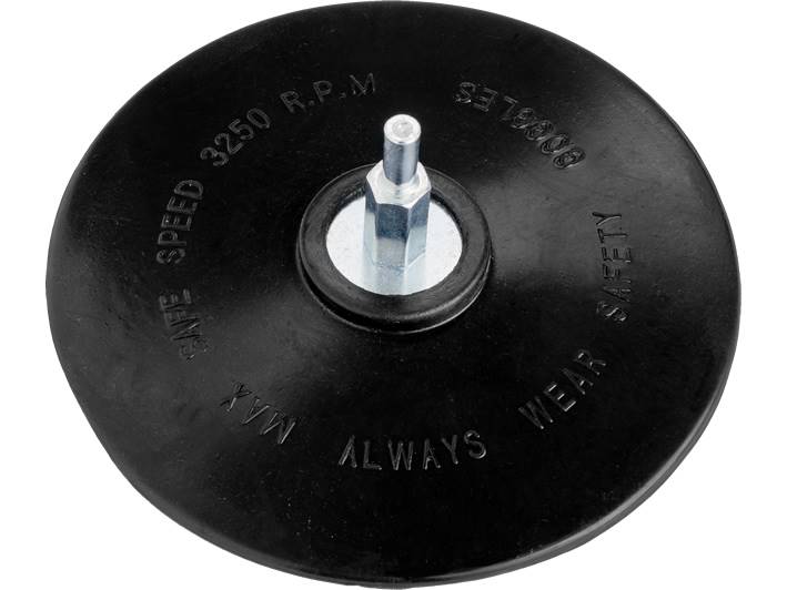 Dysk do krążków na rzep 125mm ELASTIC trzpień 6mm do wiert.