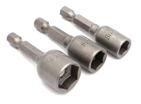 Końcówka magnetyczna typ farmer ZESTAW 3szt : 8,10,13mm 6 kąt