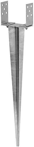 Podstawa słupa kotwa wbijana regulacja  90-120 x600mm /4