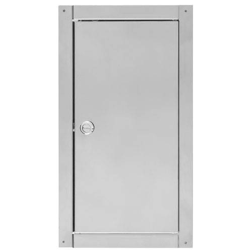 Drzwiczki komin.15x30 nierdz.zamek moneta