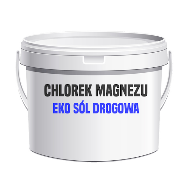 Chlorek magnezu do usuwania lodu z kostki brukowej wiadro 4kg