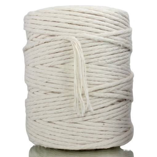 Linka bawełniana kręcona 3mm 100mb
