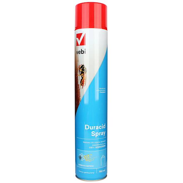 Duracid na szerszenie i osy 750ml PIANKA 4metry /12