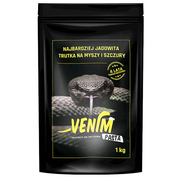 VENIM PASTA 1kg najbardziej jadowita trutka na myszy i szczury