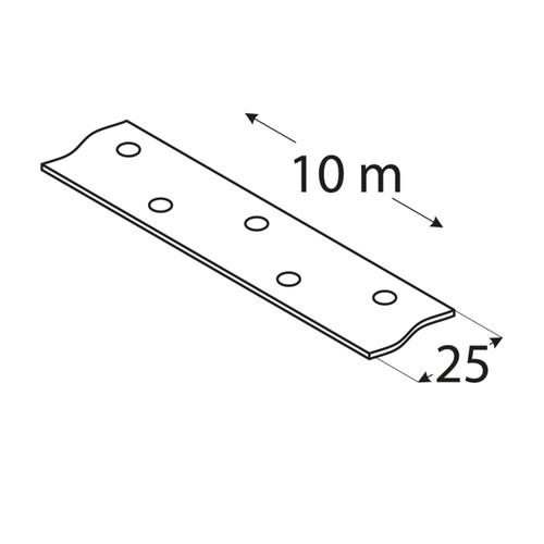 Taśma ciesielska montażowa 25x1,5 10mb TM1