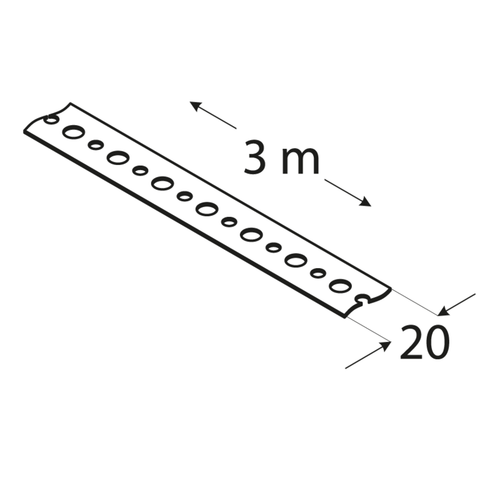 Taśma ciesielska montażowa 19x0,9 3m TM5 bed