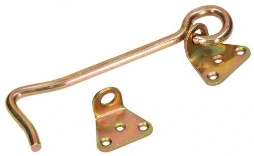 Hak drzwiowy przykręcany 150 x 7mm gruby /10