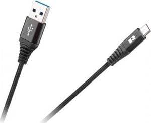 Kabel USB -microUSB 2m czarny Rebel