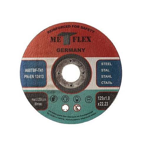 Tarcza do metalu 125/1,2 płaska Met-Flex / Mastiff /25 /50