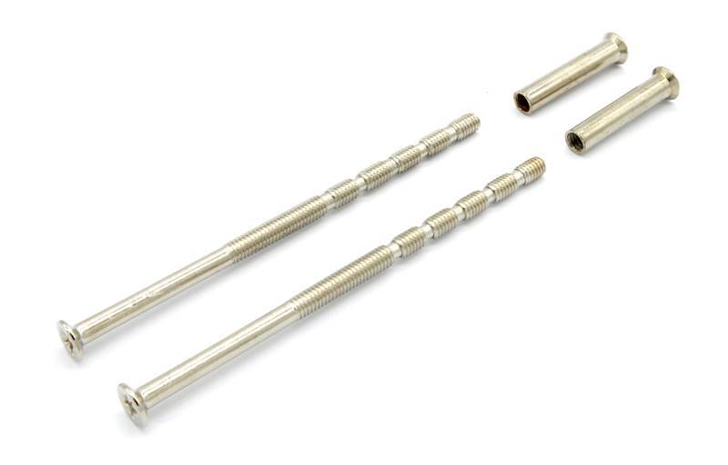Komplet mocujący szyld M4x90 (łamana) NIKIEL kpl.2szt
