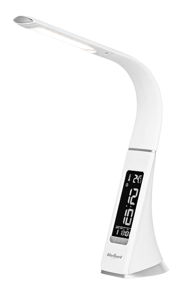 Lampa biurkowa REBEL Led (zegar, datownik, temperatura)