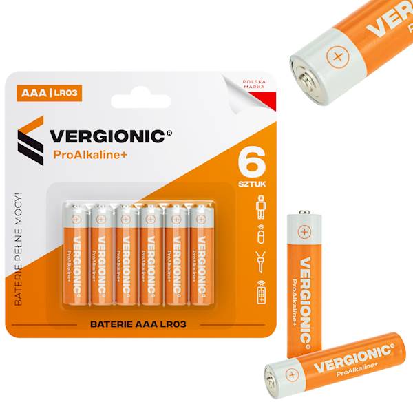 Bateria AAA R3 alkaliczna blister VR /6/120