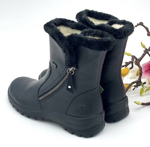 BOTKI DAMSKIE RIEKER CZARNE Z7181-00 38