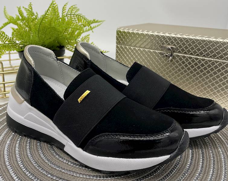 SNEAKERS DAMSKI GOODIN CZARNY FT-87 