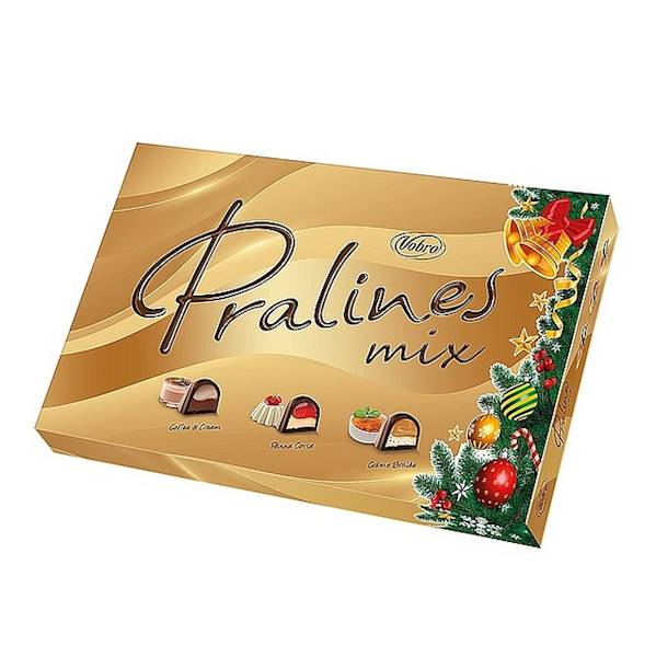 Vobro bombonierka Pralines Mix 174g