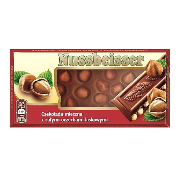 Mondelez czekolada Alpen Gold Nussbeisser mleczna z orzechami laskowymi 100g