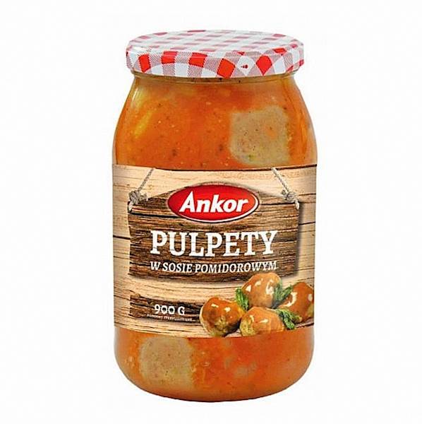 Ankor danie gotowe Pulpety w Sosie Pomidorowym 900g