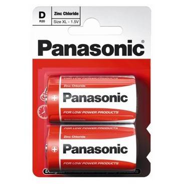 Panasonic baterie cynkowo-węglowe R20 typ D