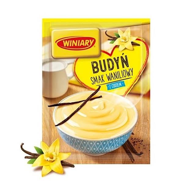 Nestle budyń z cukrem Winiary Smak Waniliowy 60g