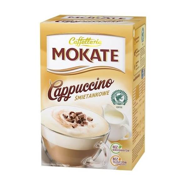Mokate napój kawowy Mokate Caffetteria Cappuccino o smaku śmietankowym 160g