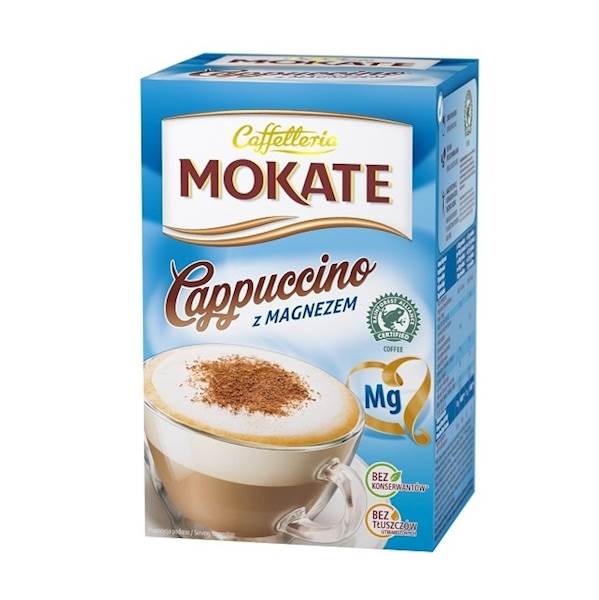 Mokate napój kawowy Mokate Caffetteria Cappuccino z magnezem 160g