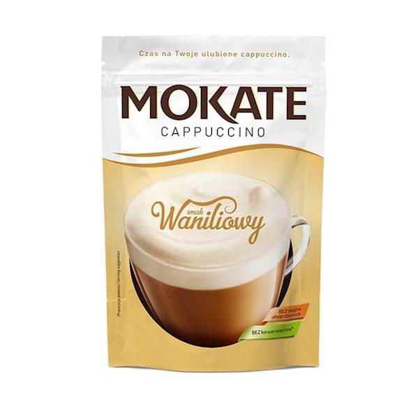 Mokate napój kawowy Mokate Cappuccino o smaku waniliowym 110g
