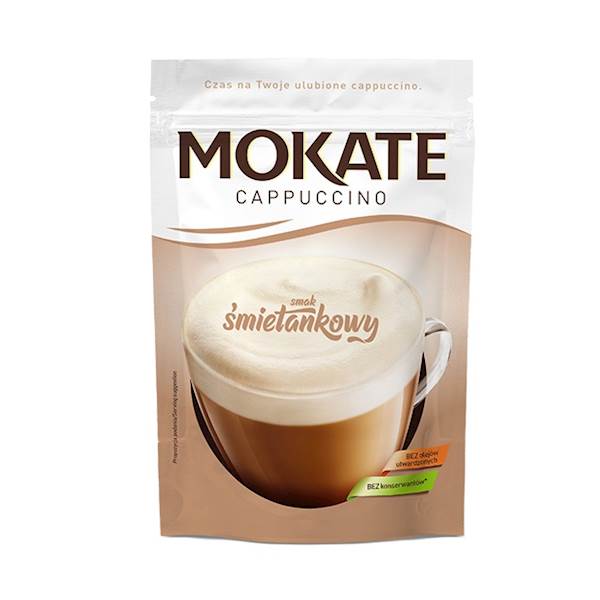 Mokate napój kawowy Mokate Cappuccino o smaku śmietankowym 110g