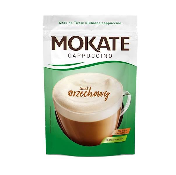 Mokate napój kawowy Mokate Cappuccino o smaku orzechowym 110g