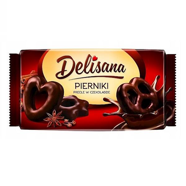 Delicpol pierniki Delisana Precle w czekoladzie 400g