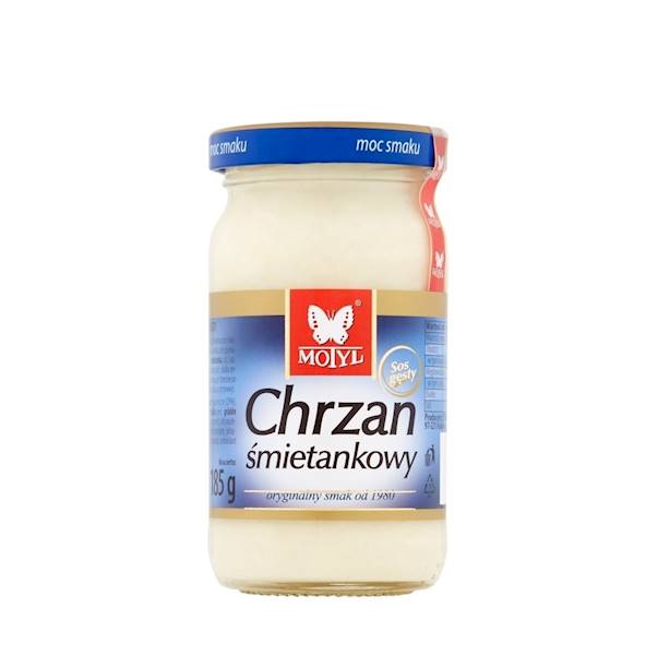 Motyl Chrzan Śmietankowy 185g