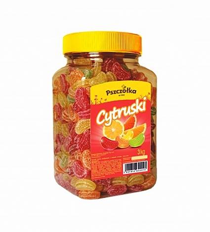 Pszczółka karmelki kandyzowane Cytruski 3kg