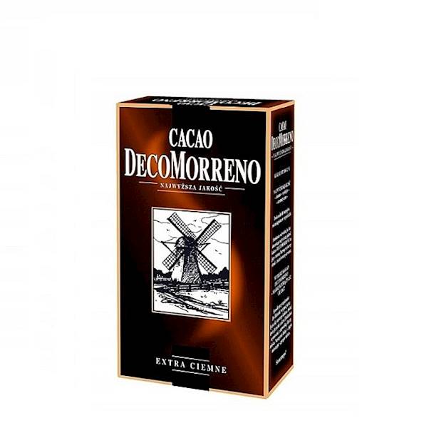 Maspex kakao o obniżonej zawartości tłuszczu Cacao DecoMorreno Extra Ciemne 80g