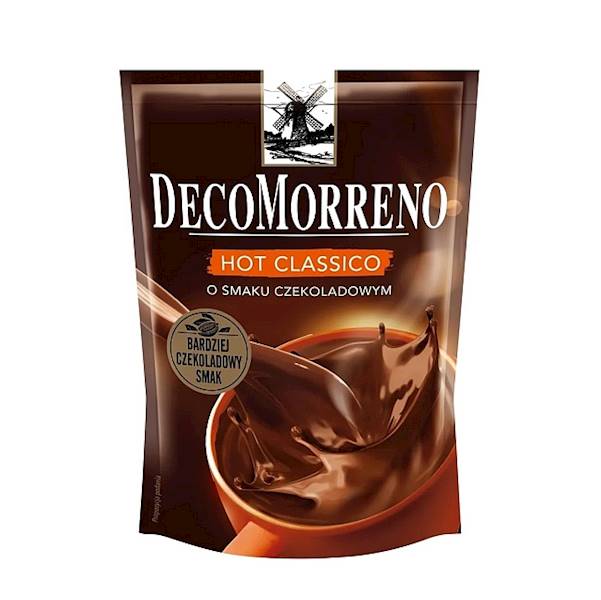 Maspex napój instant DecoMorreno Hot Classico o smaku czekoladowym 150g