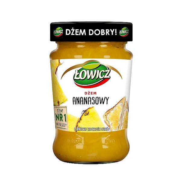 Maspex dżem niskosłodzony Łowicz ananasowy 280g
