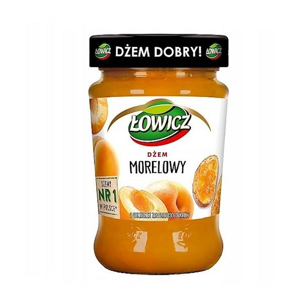 Maspex dżem niskosłodzony Łowicz morelowy 280g
